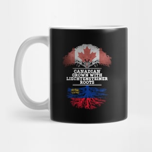 Canadian Grown With Liechtensteiner Roots - Gift for Liechtensteiner With Roots From Liechtenstein Mug